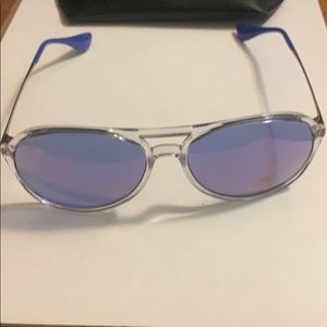 Ray Ban Alex transparent / blue Limited Edition